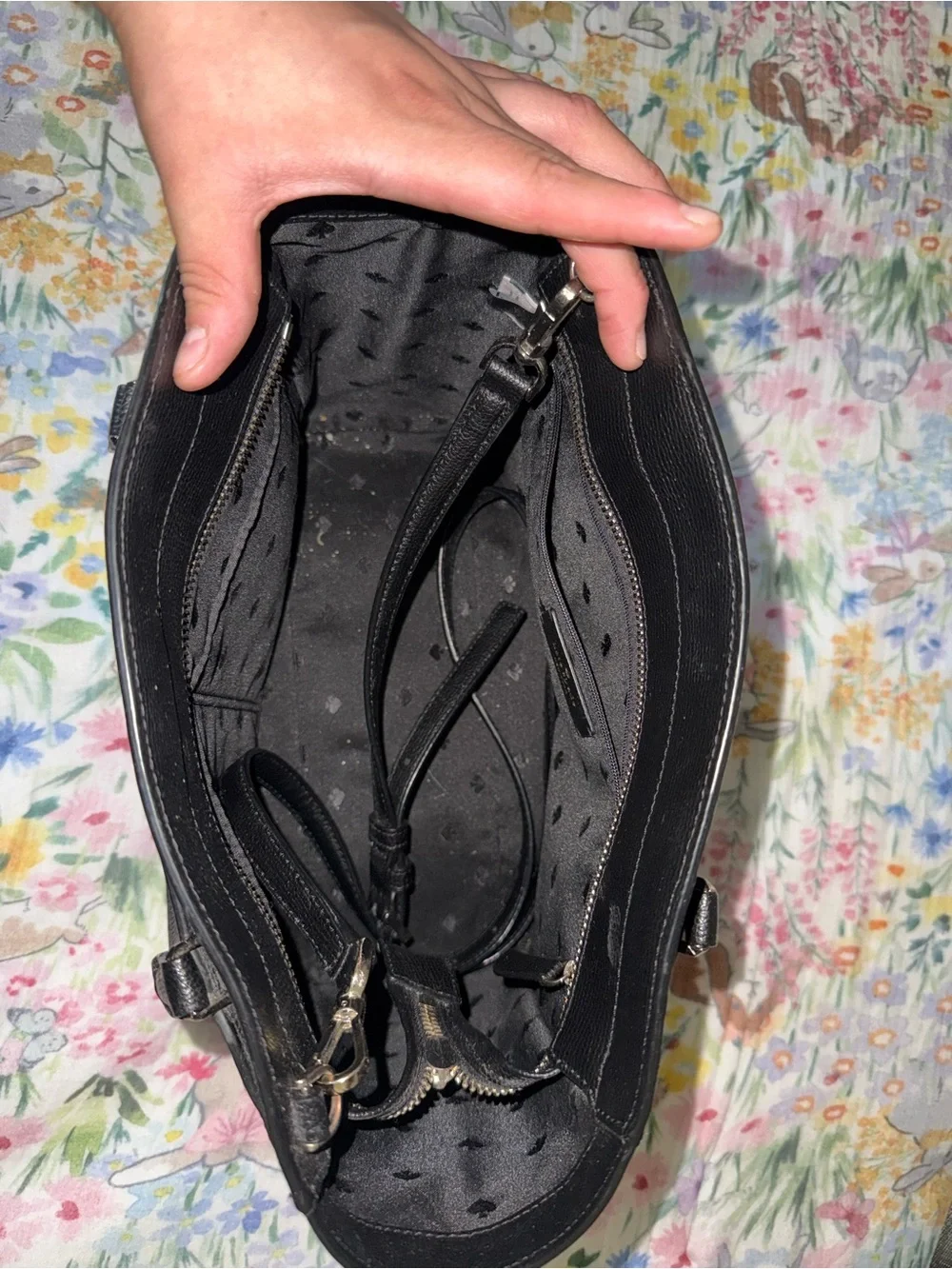 Kate Spade Black Leather Top-Handle Women’s  Bag